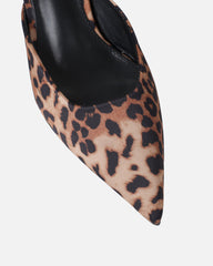 Carson Leopard Print Kitten Heeled Mules