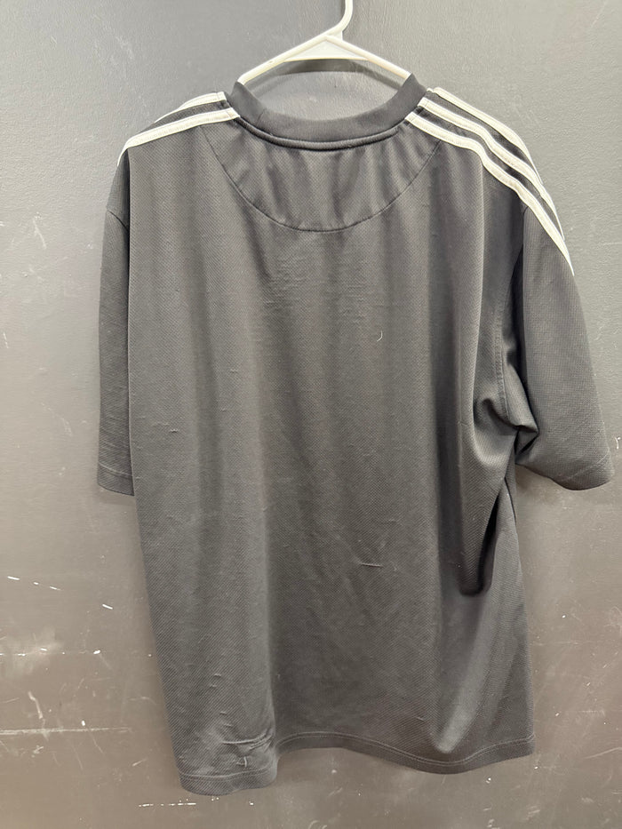 Charcoal Grey Adidas short-sleeve athletic t-shirt size xl