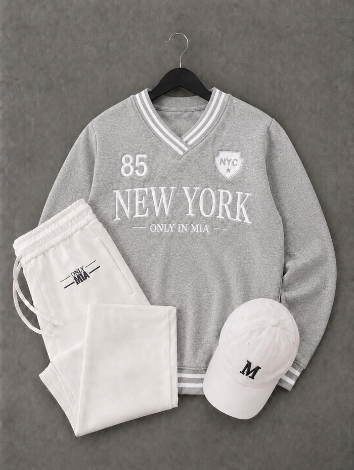 Conjunto New York unisex SIN GORRA