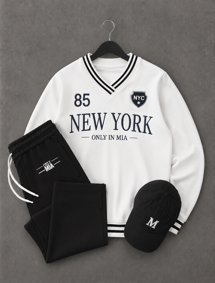 Conjunto New York unisex SIN GORRA