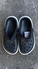CROCS NEGRO BLANCO