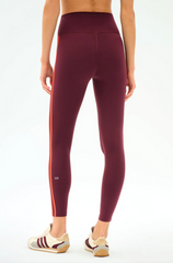 Ella High Waist Airweight 7/8 Dark Cherry/Valencia