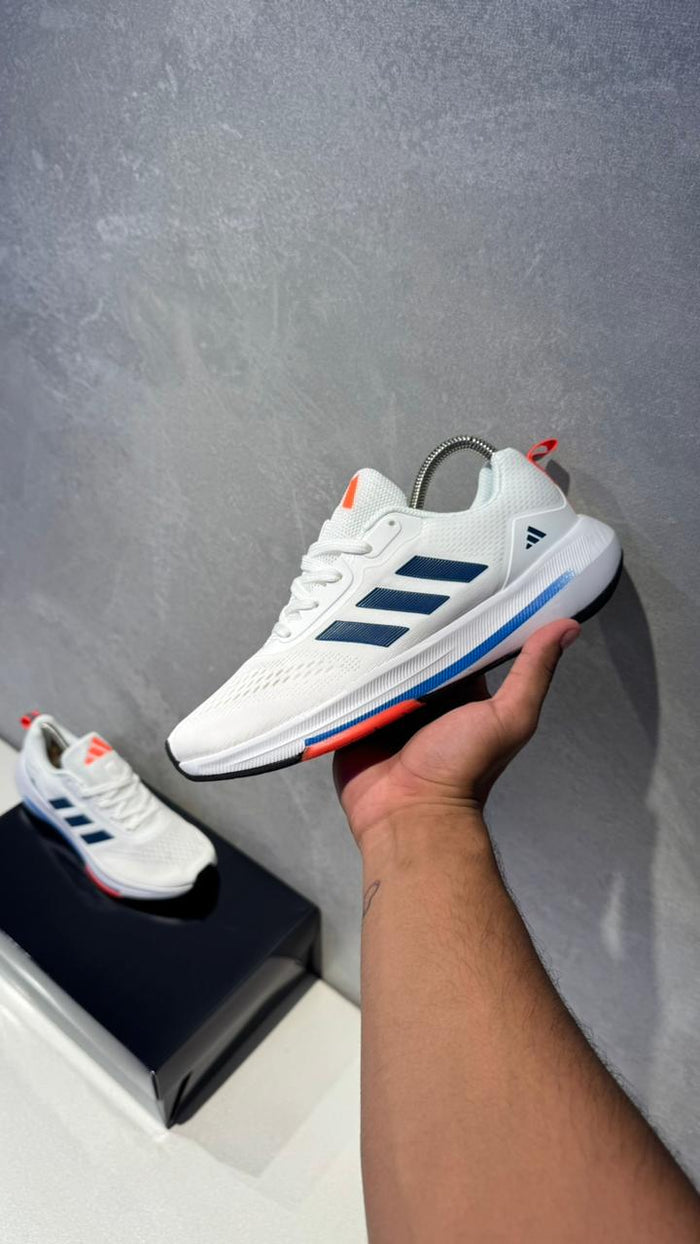ADIDAS EQ22 BLANCO AZUL NARANJA