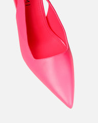 Flora Pink Sling Back Court Shoes