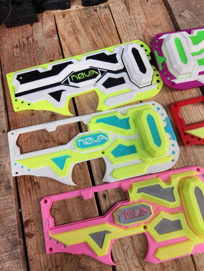 FluxLabs Nova 3dPrinted Blaster ! Great Color Combos