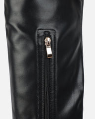 Vermont Black Stretch Over The Knee Boots