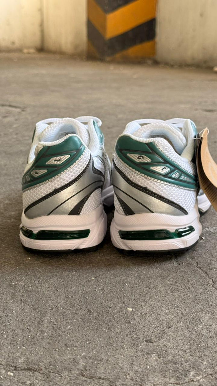 ASICS GEL BLANCO PLATEADO VERDE