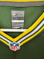 Green Bay Packers Clay Matthews #52 Nike game jersey size large in hunter green with yellow sleeve stripes