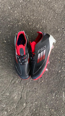 ADIDAS GUAYO F50 NIÑO NEGRO ROJO BLANCO
