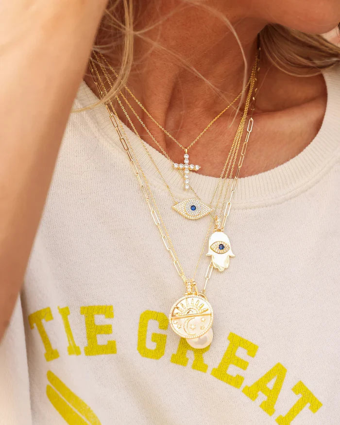 Hamsa Pendant Necklace