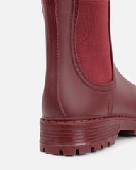 Hartley Burgundy Wellington Chelsea Boot
