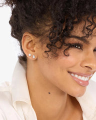Isla 6mm Studs in Silver