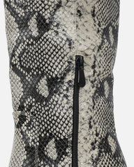 Ramsey Beige Faux Snake Western Boots