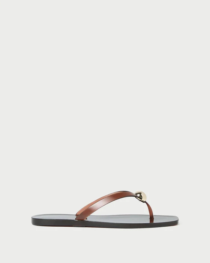 Jovie Brown Jelly Flip Flop
