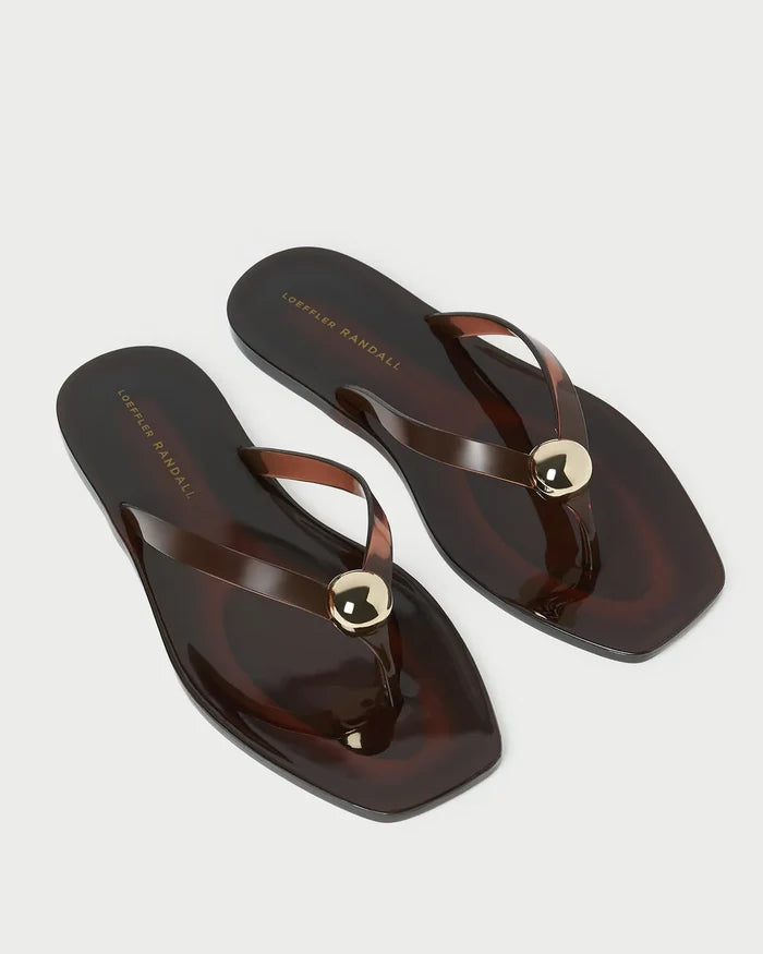 Jovie Brown Jelly Flip Flop