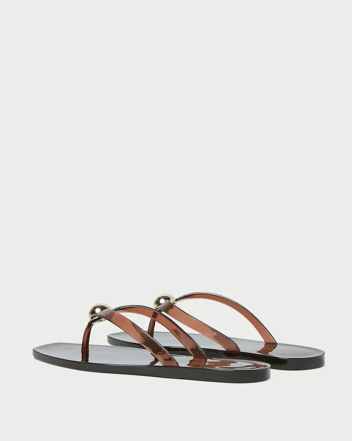 Jovie Brown Jelly Flip Flop