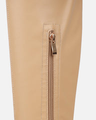 Kadeem Nude Wedge Over The Knee Boots