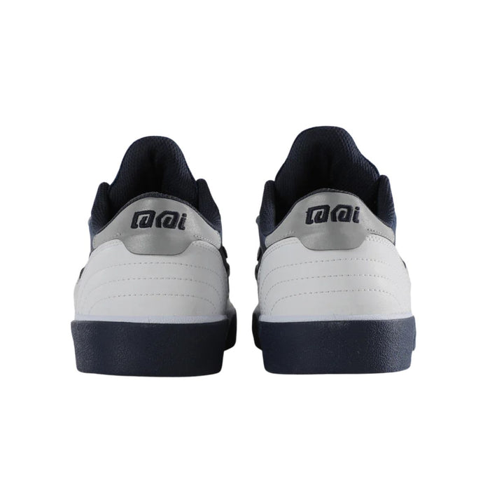 Lakai Cambridge White Leather Navy Reflective