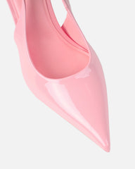 Liorra Pink Patent Sling Back Court Shoes