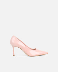 Luka Pink Low Heeled Court Shoes