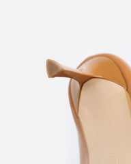Luka Vintage Tan Low Heeled Court Shoes
