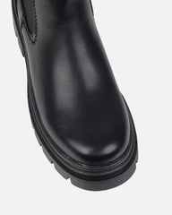 Darwen Black Chunky Ankle Boots