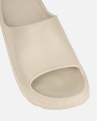 Malu Mocha Chunky Flatform Moulded Sliders