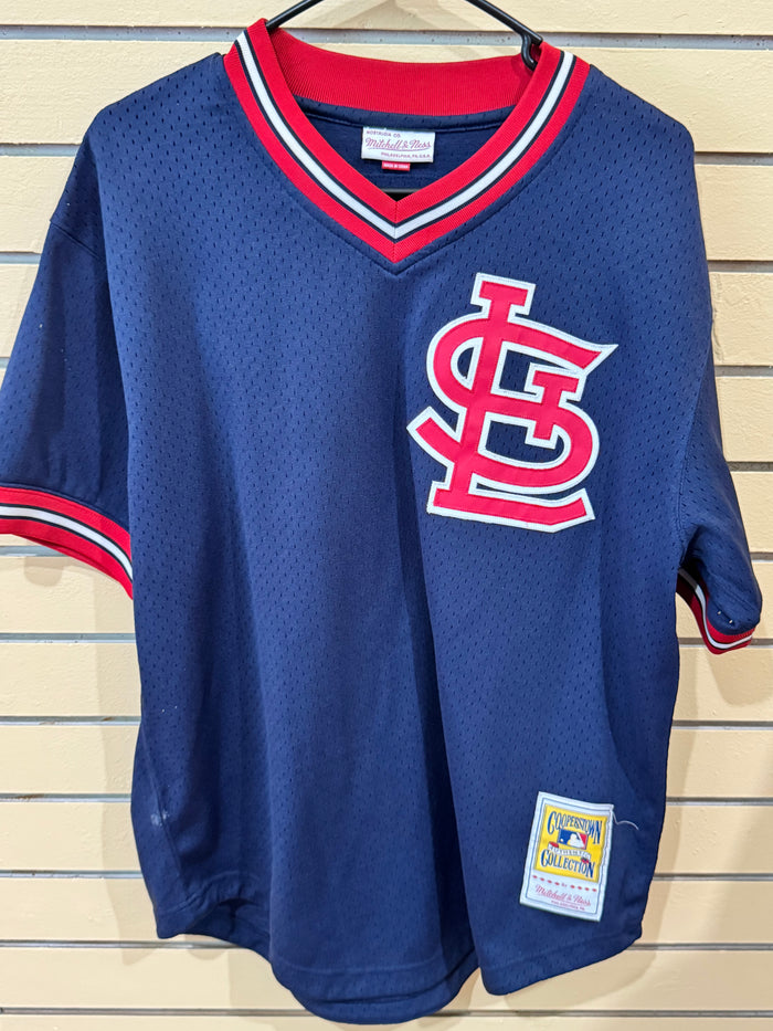 Mitchell & Ness St. Louis Cardinals Ozzie Smith 1994 Mesh Batting Practice Jersey