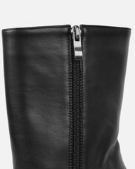 Murphie Black Chunky Platform Block Heel Ankle Boots