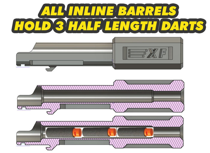 Nerf Knockout Stubby InLine Clip Conversion Kit