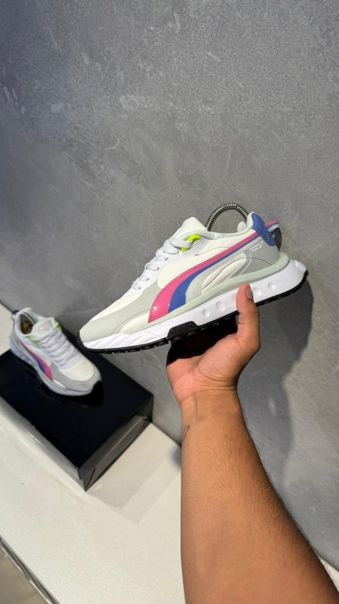 PUMA NEYMAR BLANCO MORADO ROSA