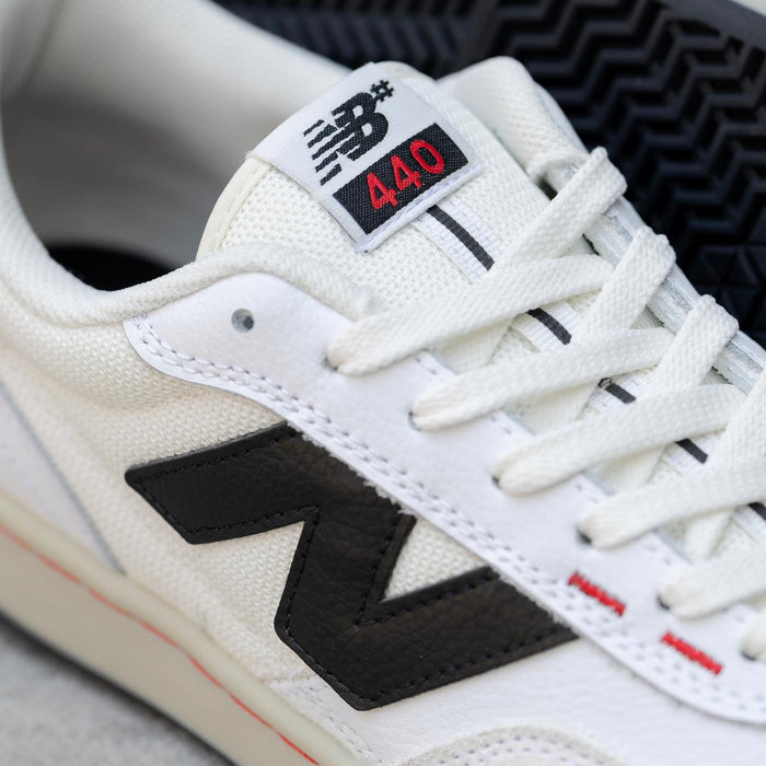 New Balance Numeric 440 White/Black Red