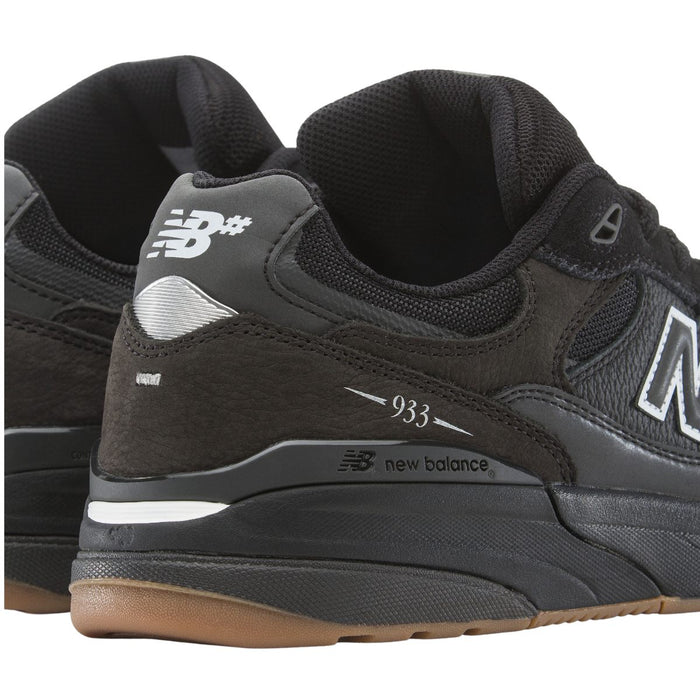 New Balance Numeric 933 Reynolds Black/Black Gum