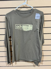 Olive Green Adidas 4.0 Logo long-sleeve t-shirt size XS