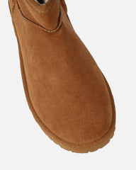 Oliver Tan Faux Suede Mini Boots