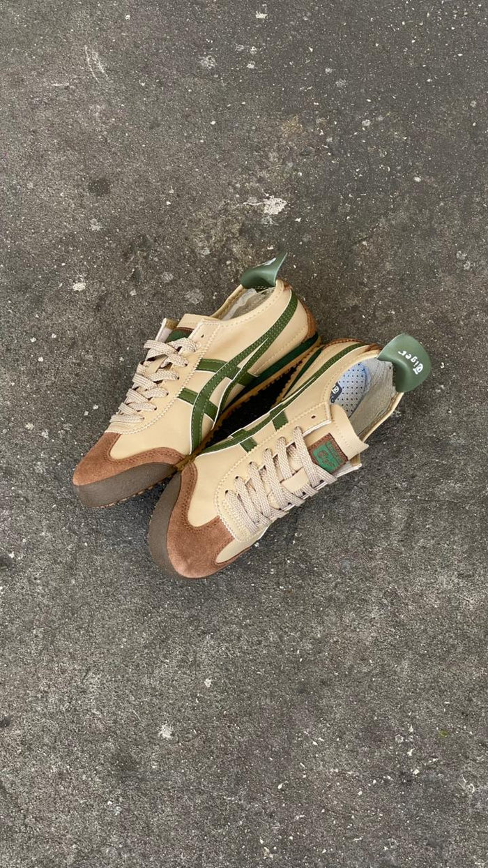 ONISUKA TIGER BEIGE VERDE CAFE