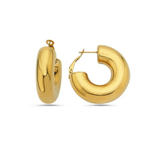 Oversized Donut Earrings