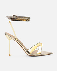 Ebby Gold Mirror Stiletto Heels