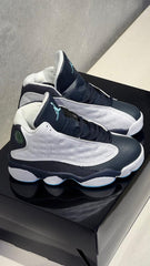 RETRO 13 BLANCA AZUL NEON NIÑOS