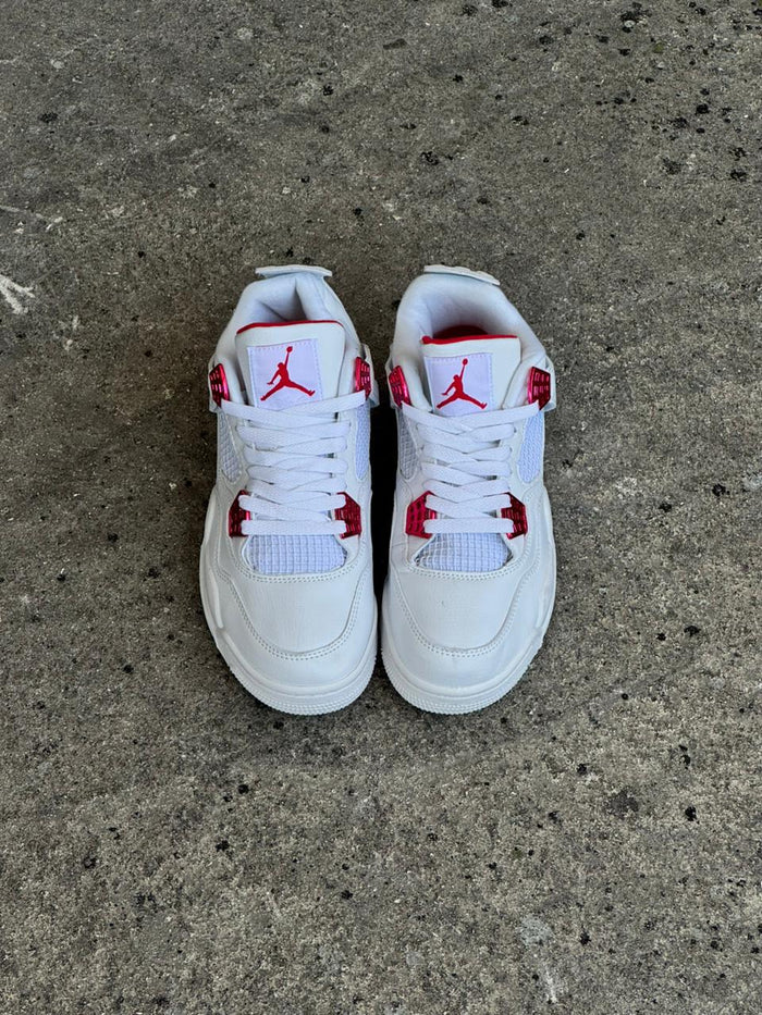 JORDAN RETRO 4 BLANCO ROJO