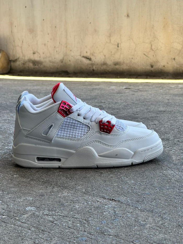 JORDAN RETRO 4 BLANCO ROJO