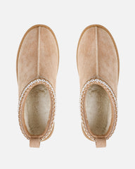 Rorie Sand Faux Suede Slippers