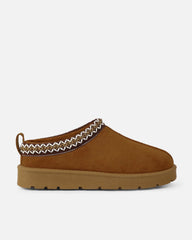 Rorie Tan Faux Suede Slippers