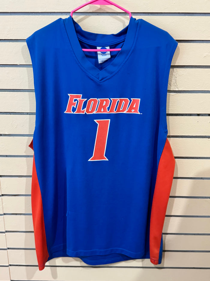Royal Blue Florida Gators #1 basketball jersey size 2xl.