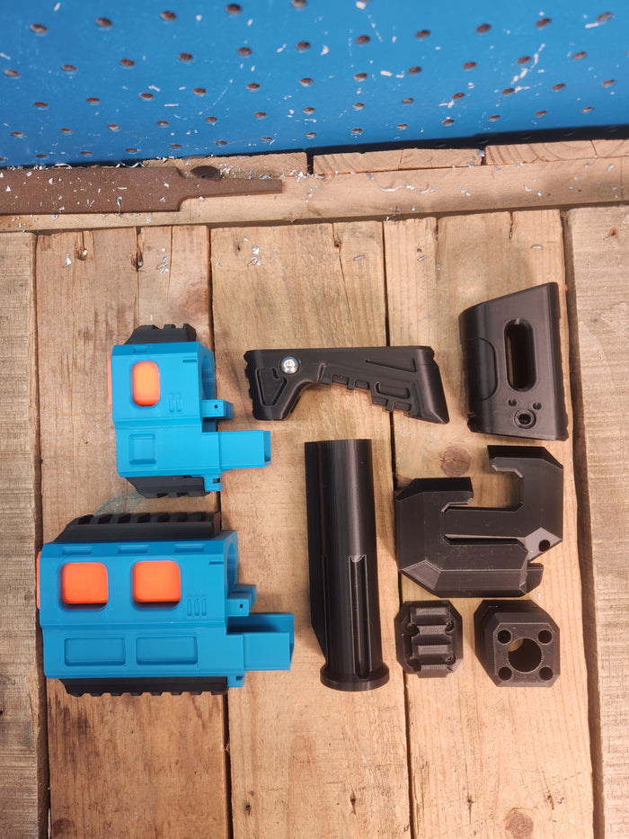 SMG Kit XShot Thrasher 3DPrinted Mod Kit