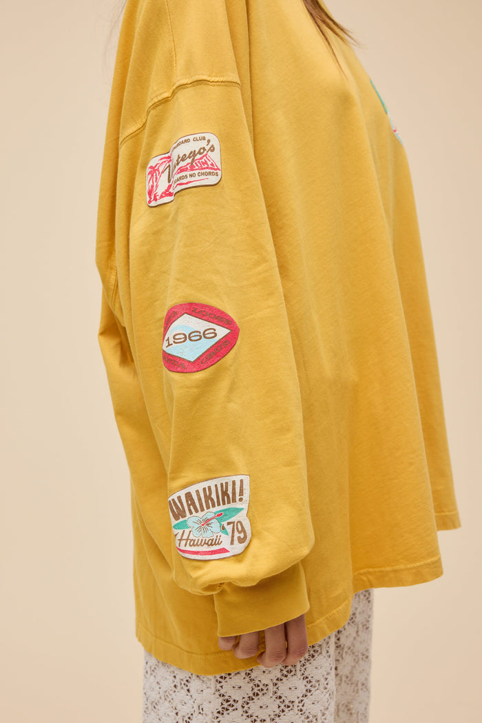 Surf Patches LS OS Tee
