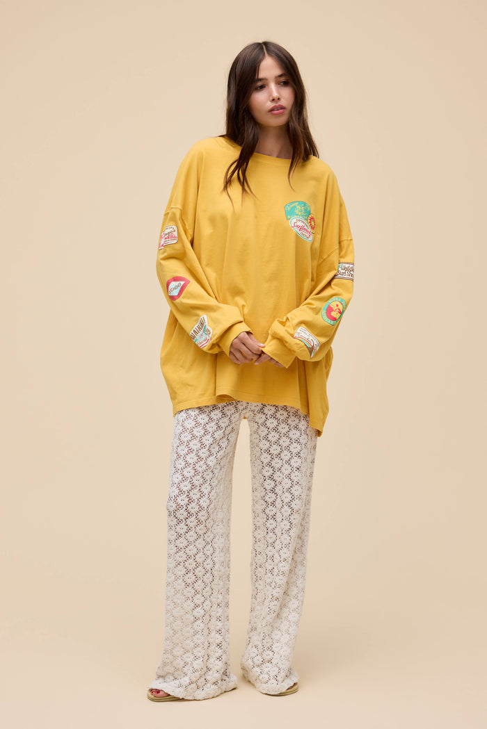 Surf Patches LS OS Tee