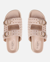Tabi Nude Slider Sandals