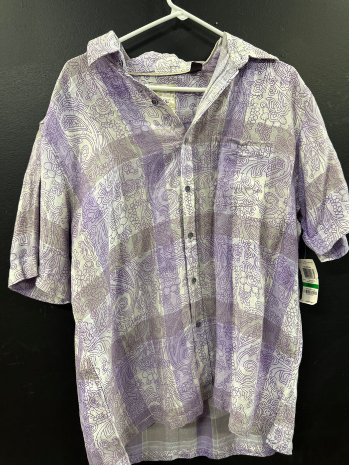 Tasso Elba Island short-sleeve button-up shirt size large