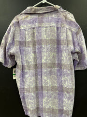 Tasso Elba Island short-sleeve button-up shirt size large